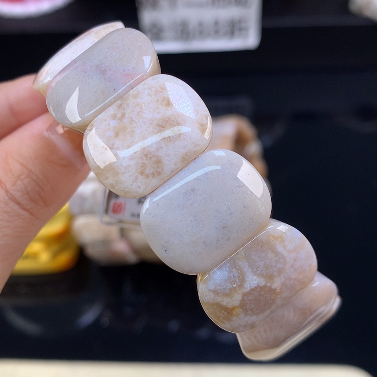 【闪购商品】颈饰未镶嵌硅化珊瑚（珊瑚玉）开播福利手牌14号