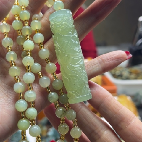 岫玉挂件未镶嵌挂件