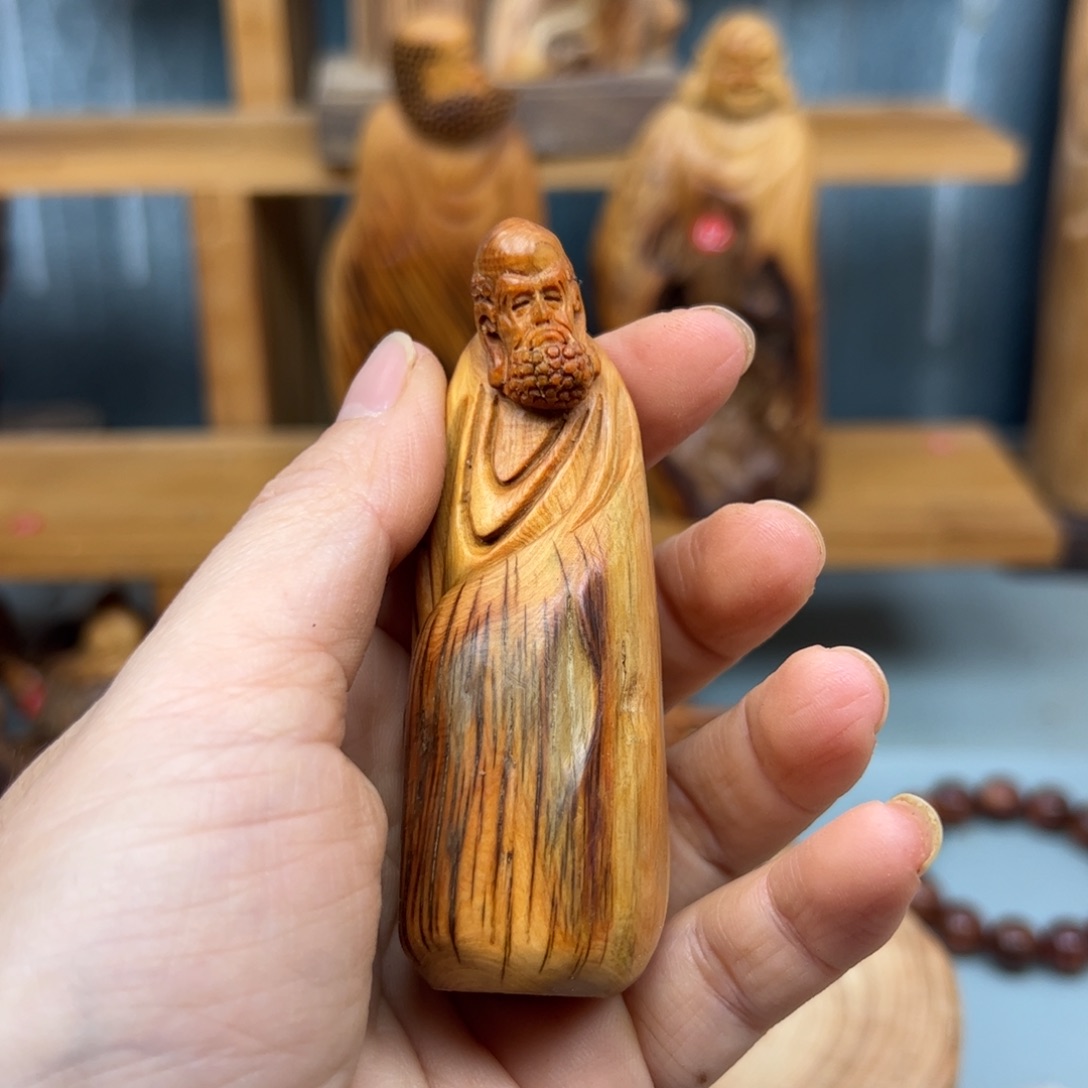 柏木崖柏木摆件手把件55