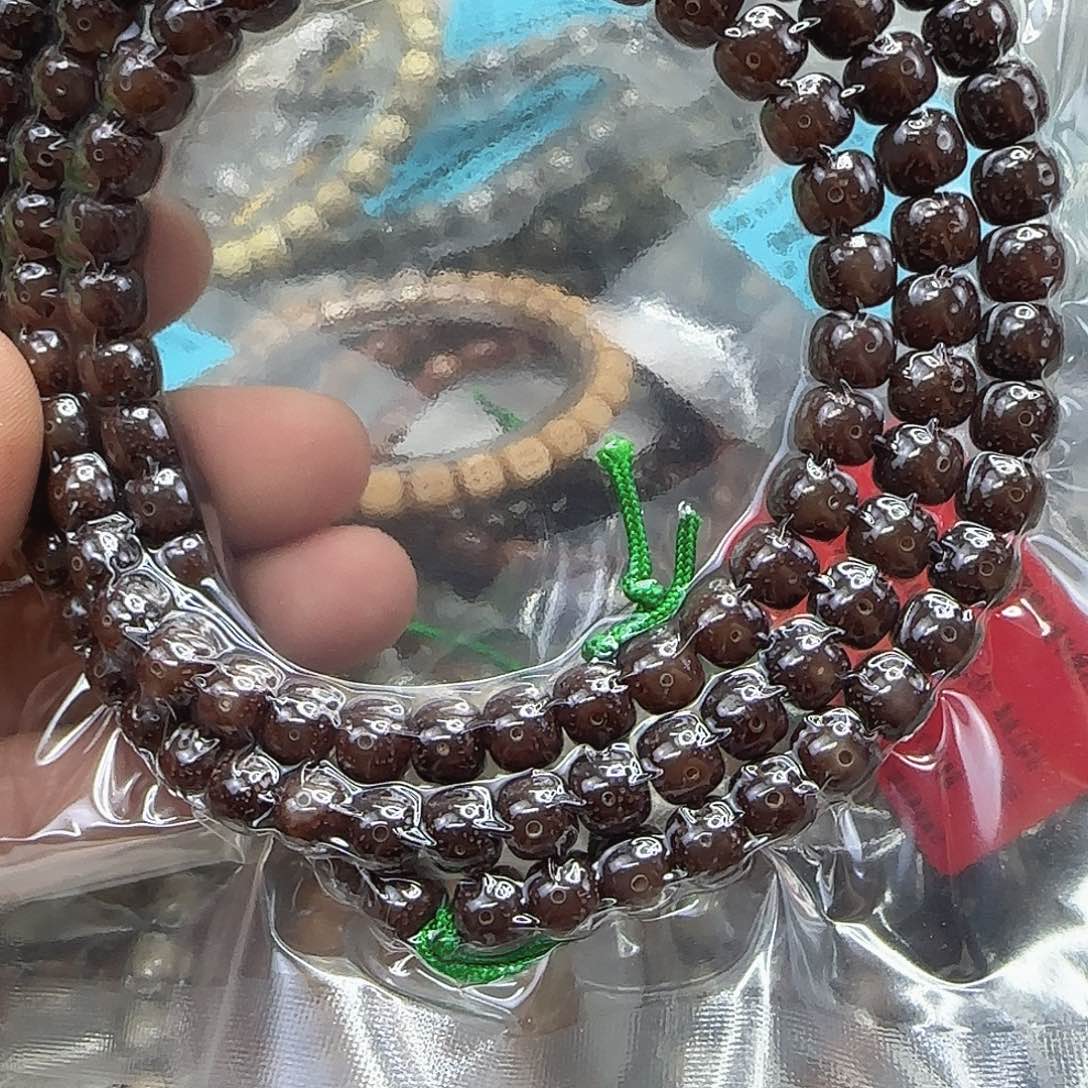 一***你星月菩提手串146高端黑冰糖星月菩提87-108桶