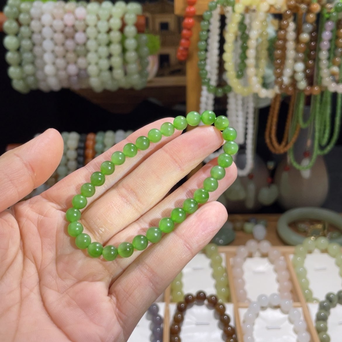 【闪购商品】和田玉手串未镶嵌