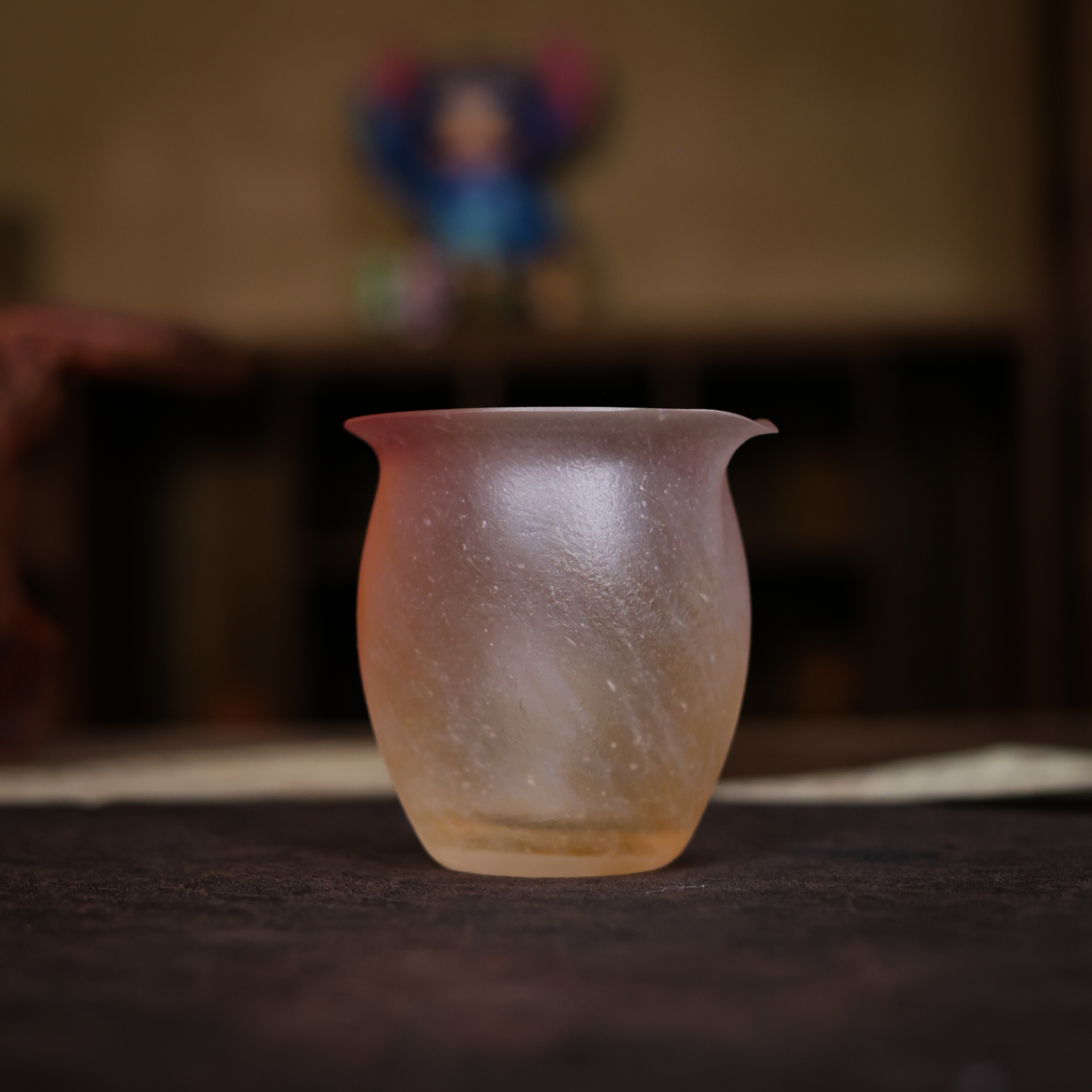 纳兰 琉璃曲颈公道琥粉渐变 心缘0176