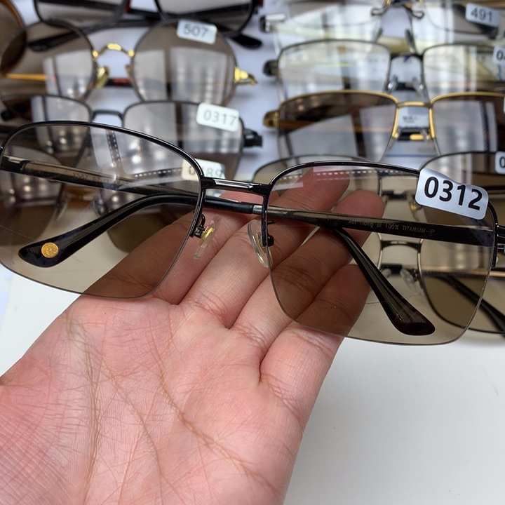 一体款半框茶水晶0312