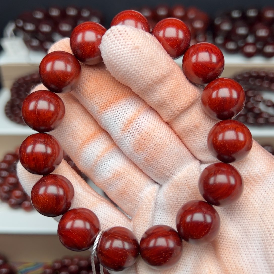 往***色小叶紫檀手串/手链7124