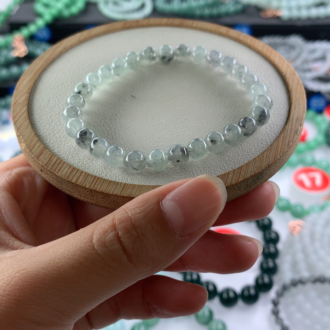 翡翠手链未镶嵌卡6.2