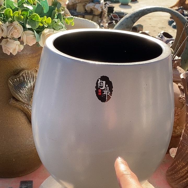 紫砂花盆紫砂瑕疵21.32花盆