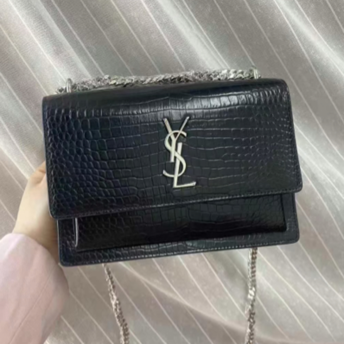 95新 YSL/圣罗兰 YSL 日落中号斜挎包YM