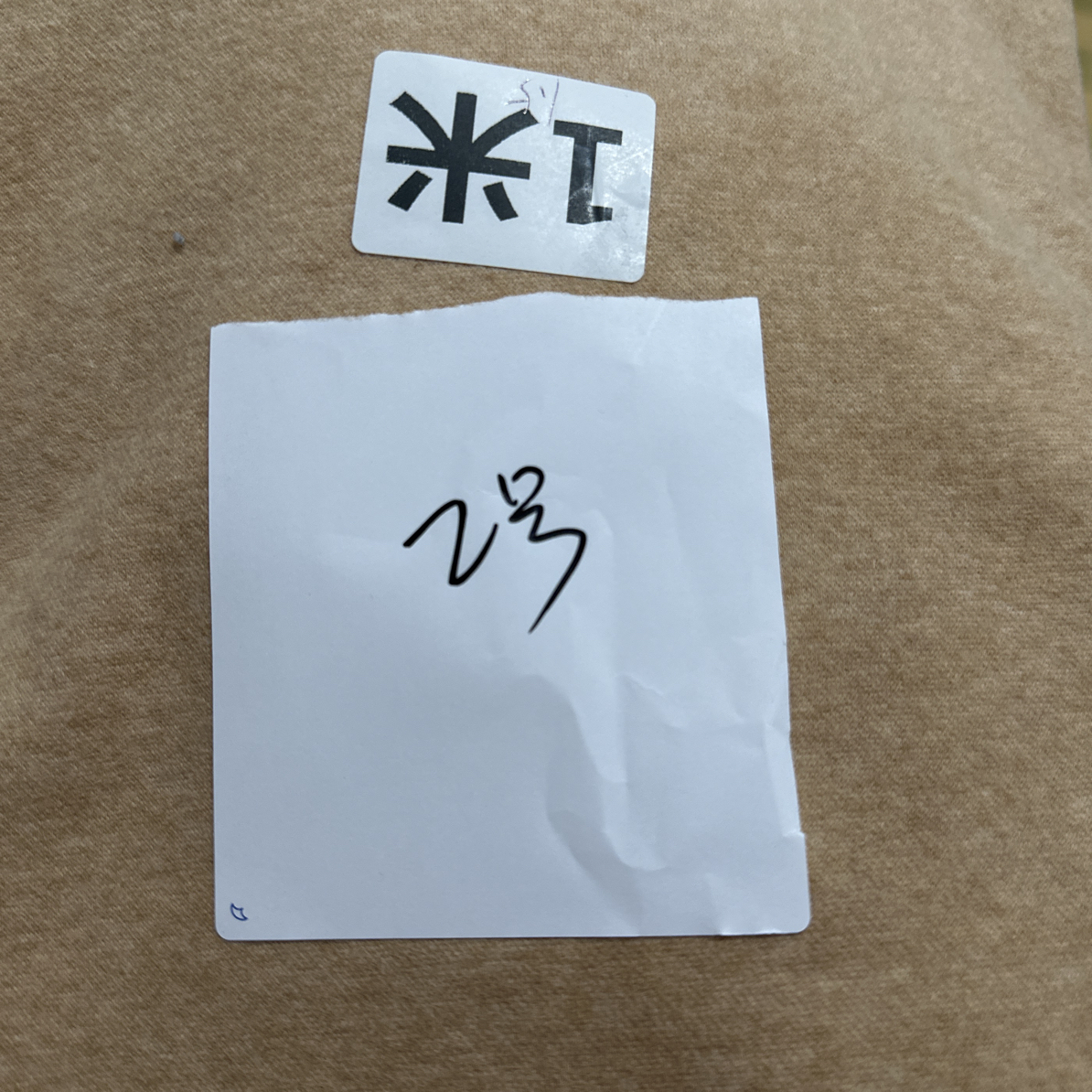 2号燕麦色双面提花面料