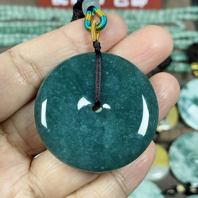 【闪购商品】翡翠颈饰未镶嵌玉吊坠翡翠玉平安扣