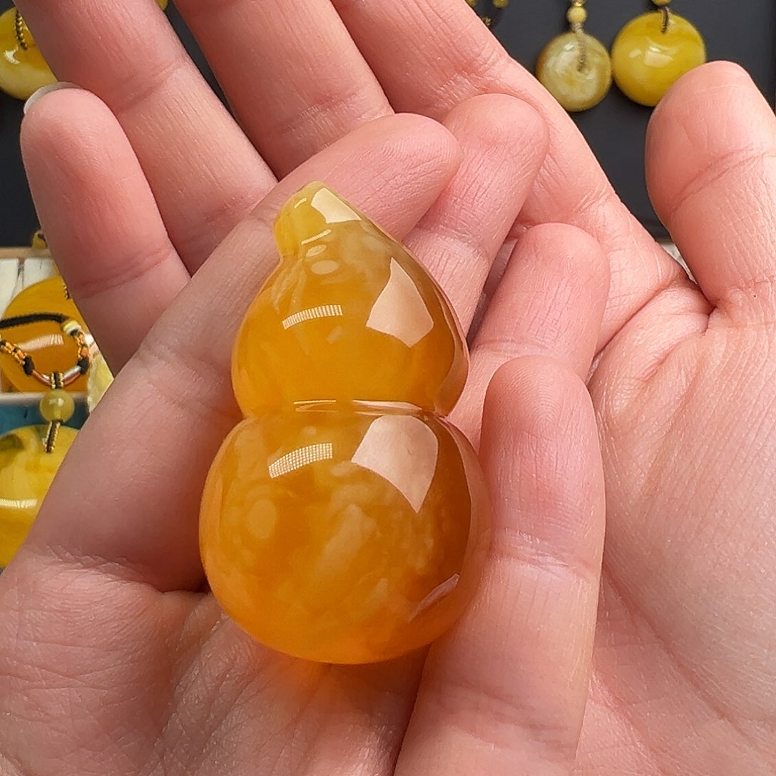 蜜蜡颈饰未镶嵌蜜蜡