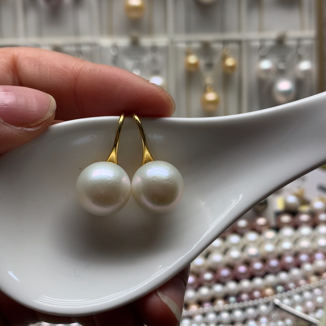 未镶嵌淡水珍珠耳饰