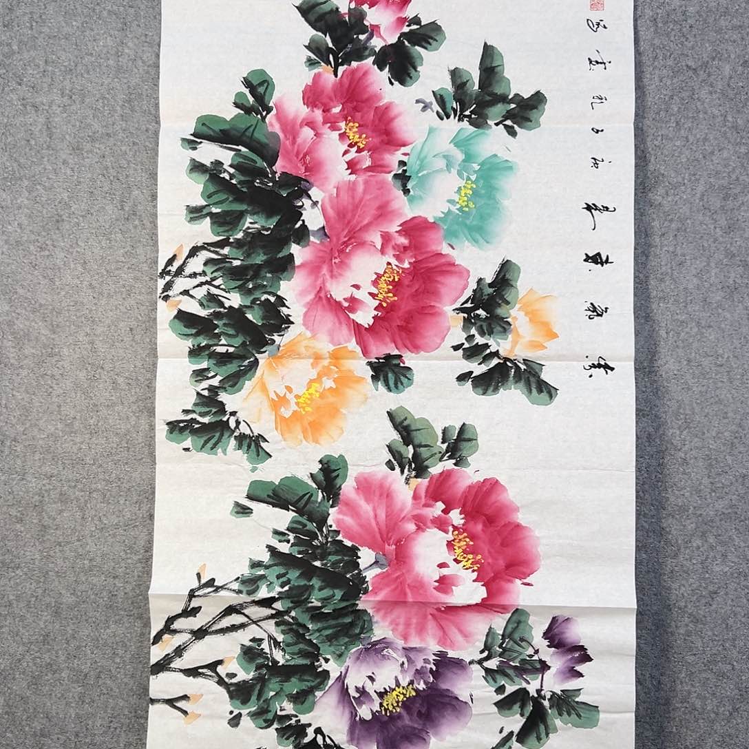 国画009 牡丹之歌传情传中之美