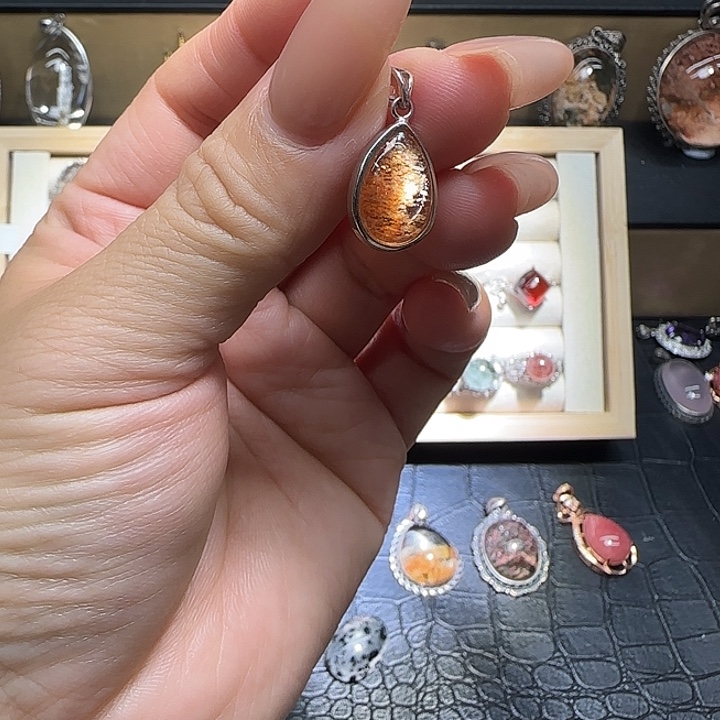 戒指水晶银S925镶嵌