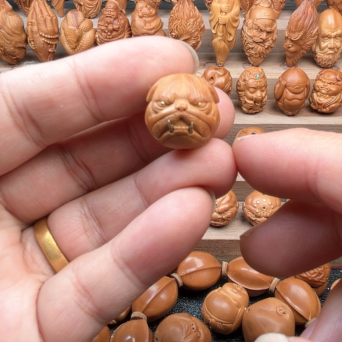 猴头核桃吊坠18恶霸