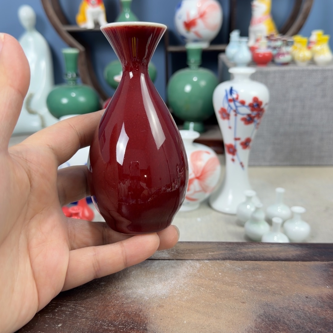 陶瓷手工小花器摆件