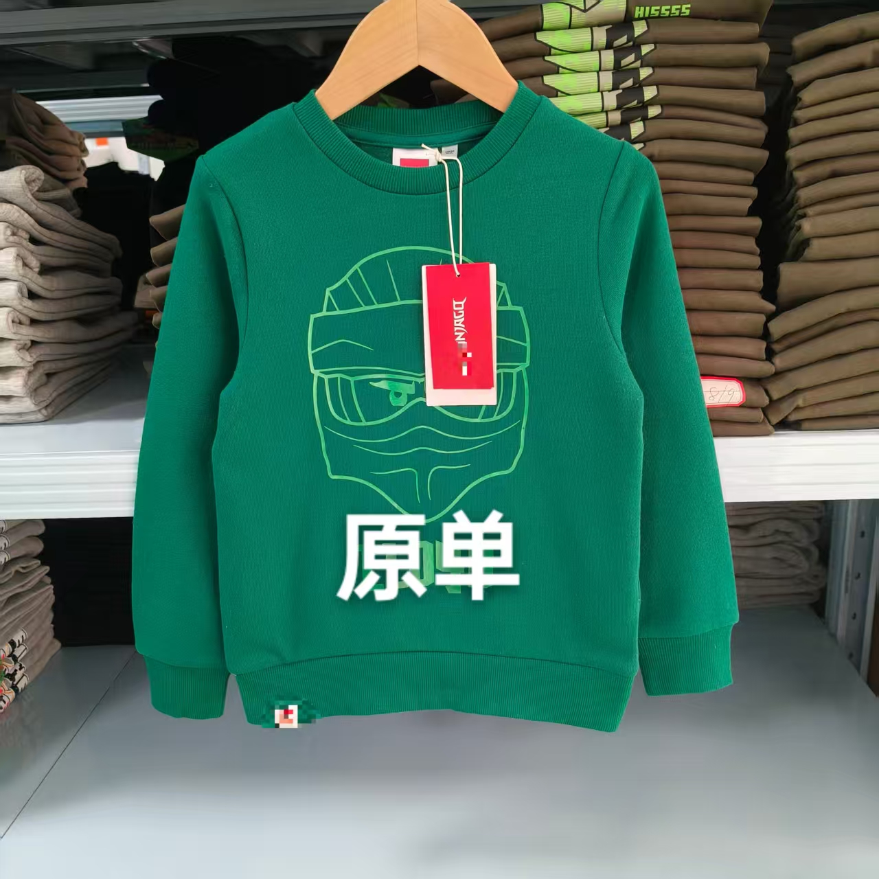 外贸~乐家儿童加绒卫衣