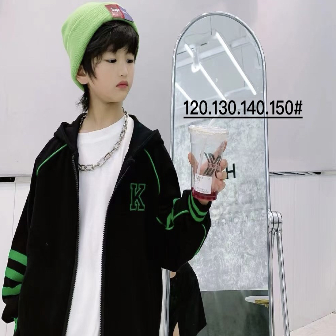 6809#中童秋款卫衣外套男童休闲百搭