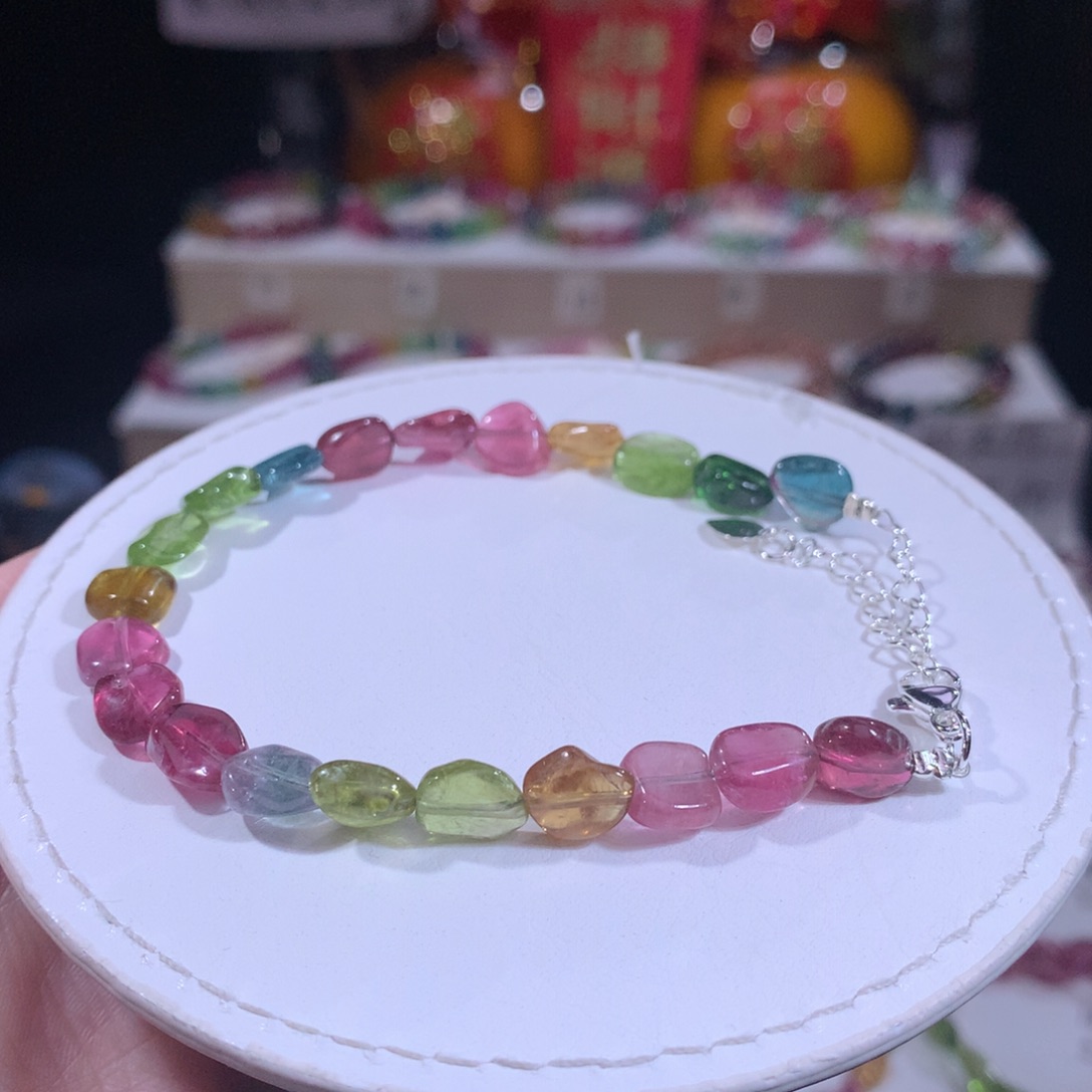 碧玺手链未镶嵌碧玺