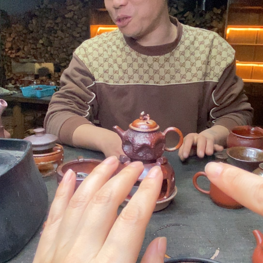 紫砂柴烧紫砂茶具