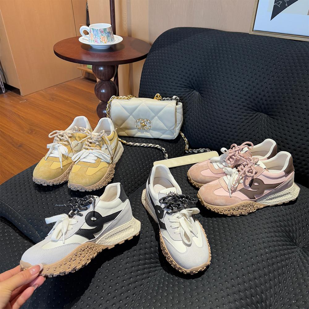 洛姐【范小洛】潮流ins+7CM阿甘鞋小个子隐形内增高春夏运动休闲鞋