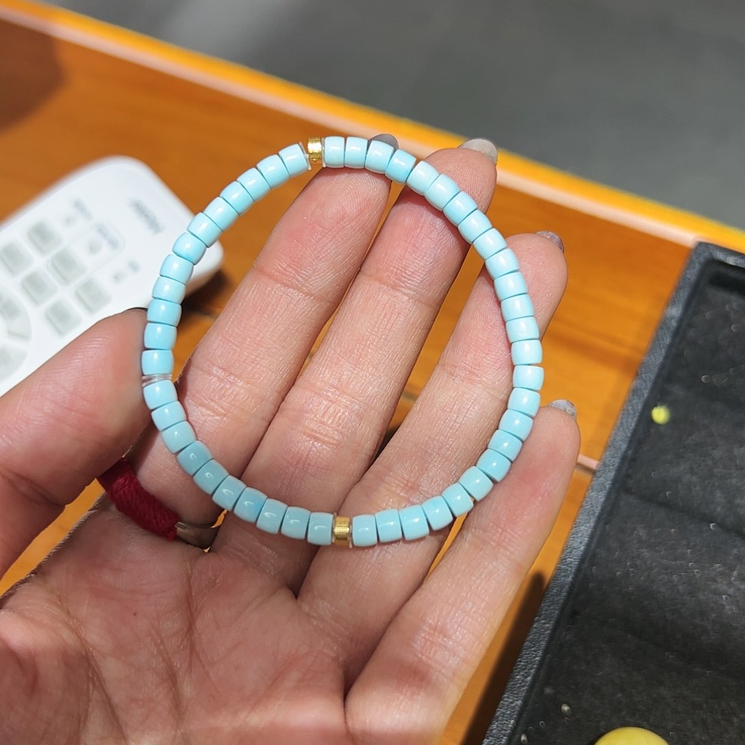 绿松石手串未镶嵌陌*