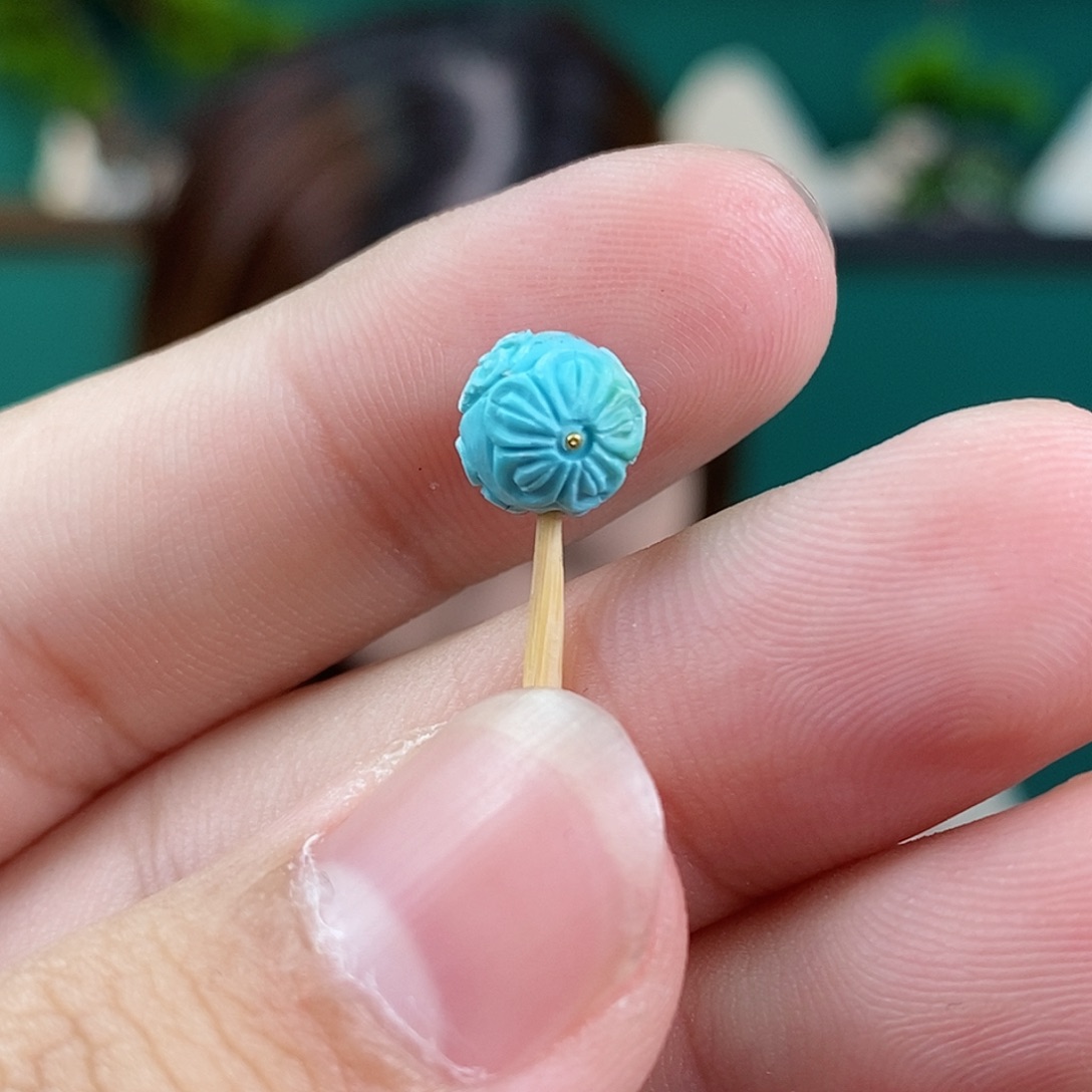 绿松石珠宝奇石未镶嵌