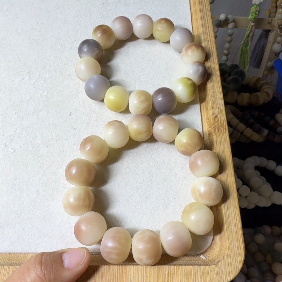 手串菩提根/象牙果卡18干磨瑕疵福利