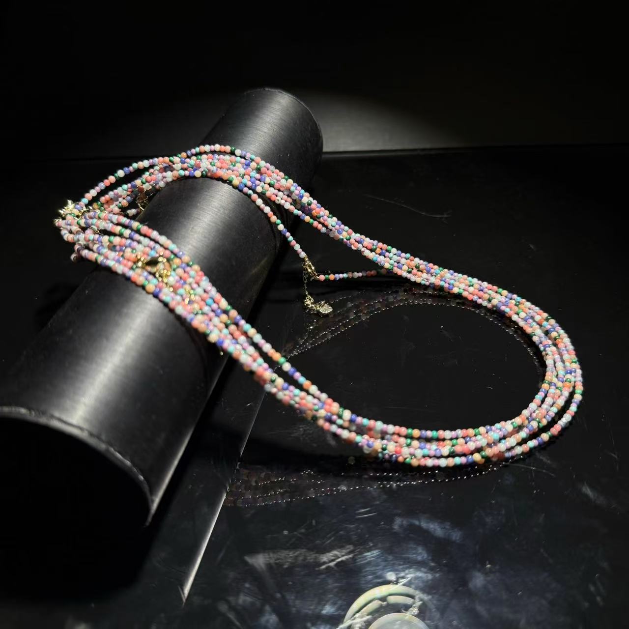 天然辰砂【皇后甄选】彩舒小米链项链 多样性发其一