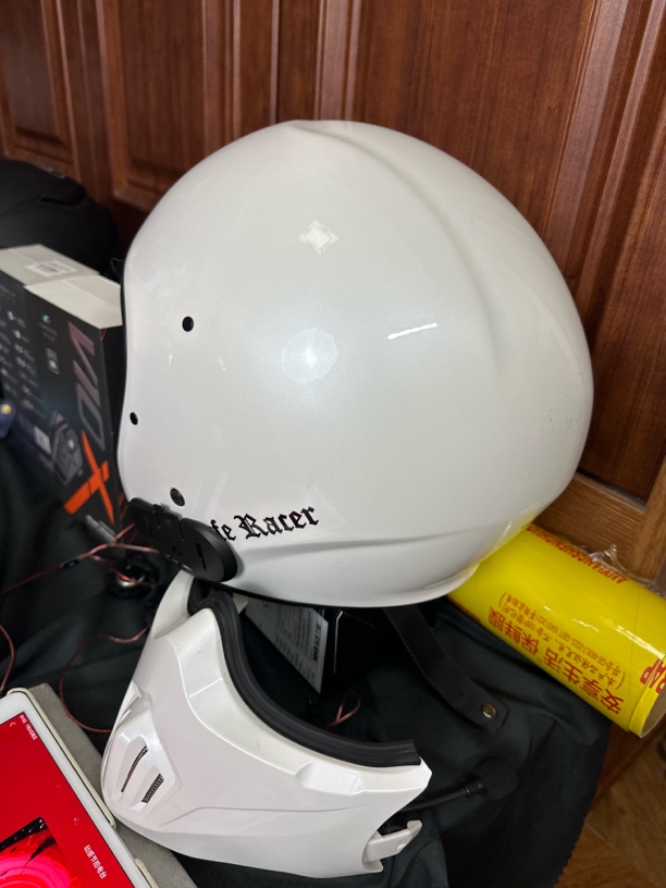 法式德全盔摩托车