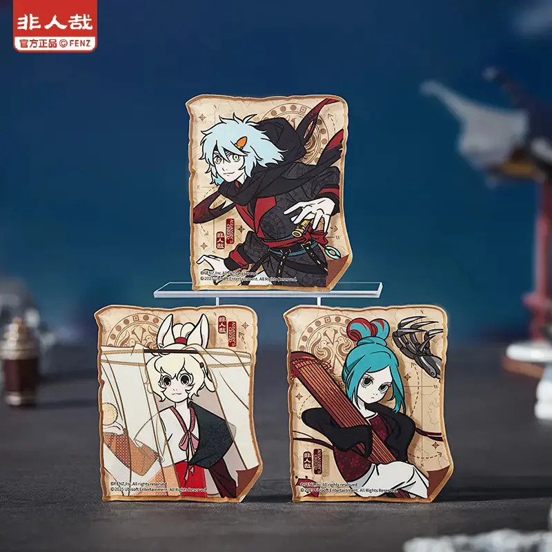 非人哉×刺客信条联名系列【直播帮拆】亚克力冰箱贴动漫周边盲盒