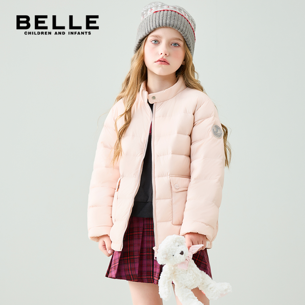BELLE BELLE百丽（亲子款）羽绒服保暖羽绒外套校服神器