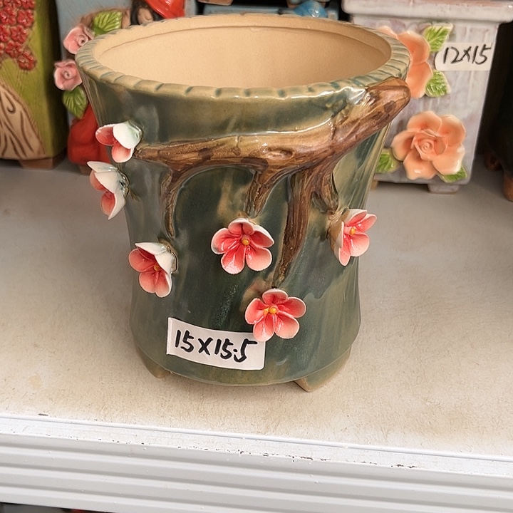 粗陶材质多肉花盆