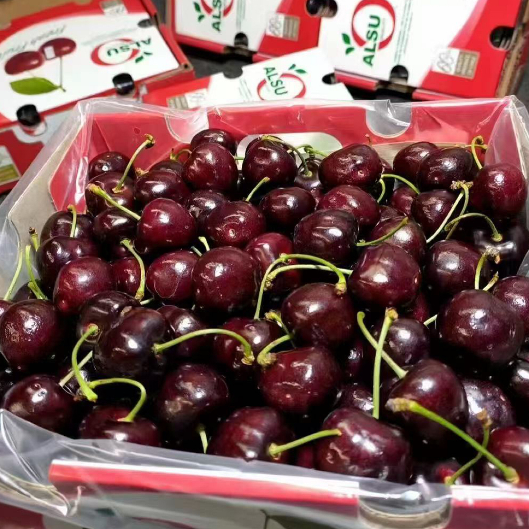 奥数女神智利车厘子空运4JJJJD净重2000g内附果径卡智利