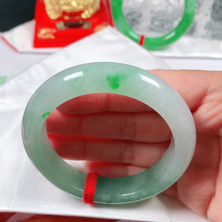 未镶嵌手镯翡翠   编号F1303 正圈54