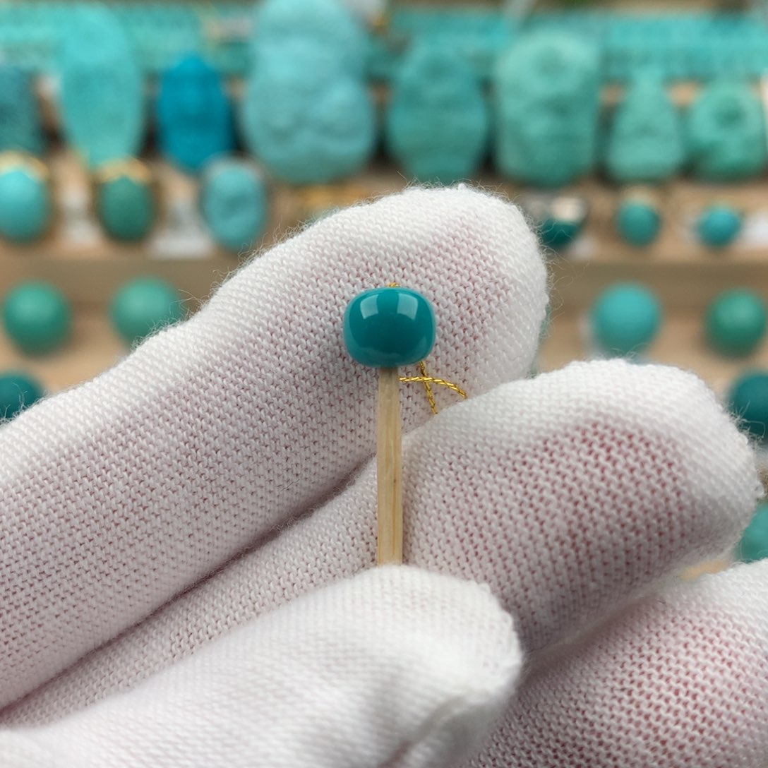 绿松石配饰未镶嵌卡6.7*5.7