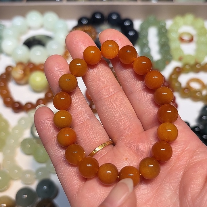 蛇纹石玉未镶嵌手串