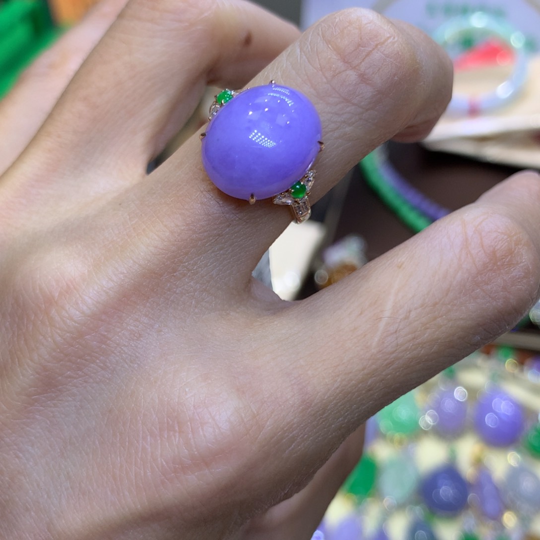 【闪购商品】翡翠18K金镶嵌颈饰翡翠