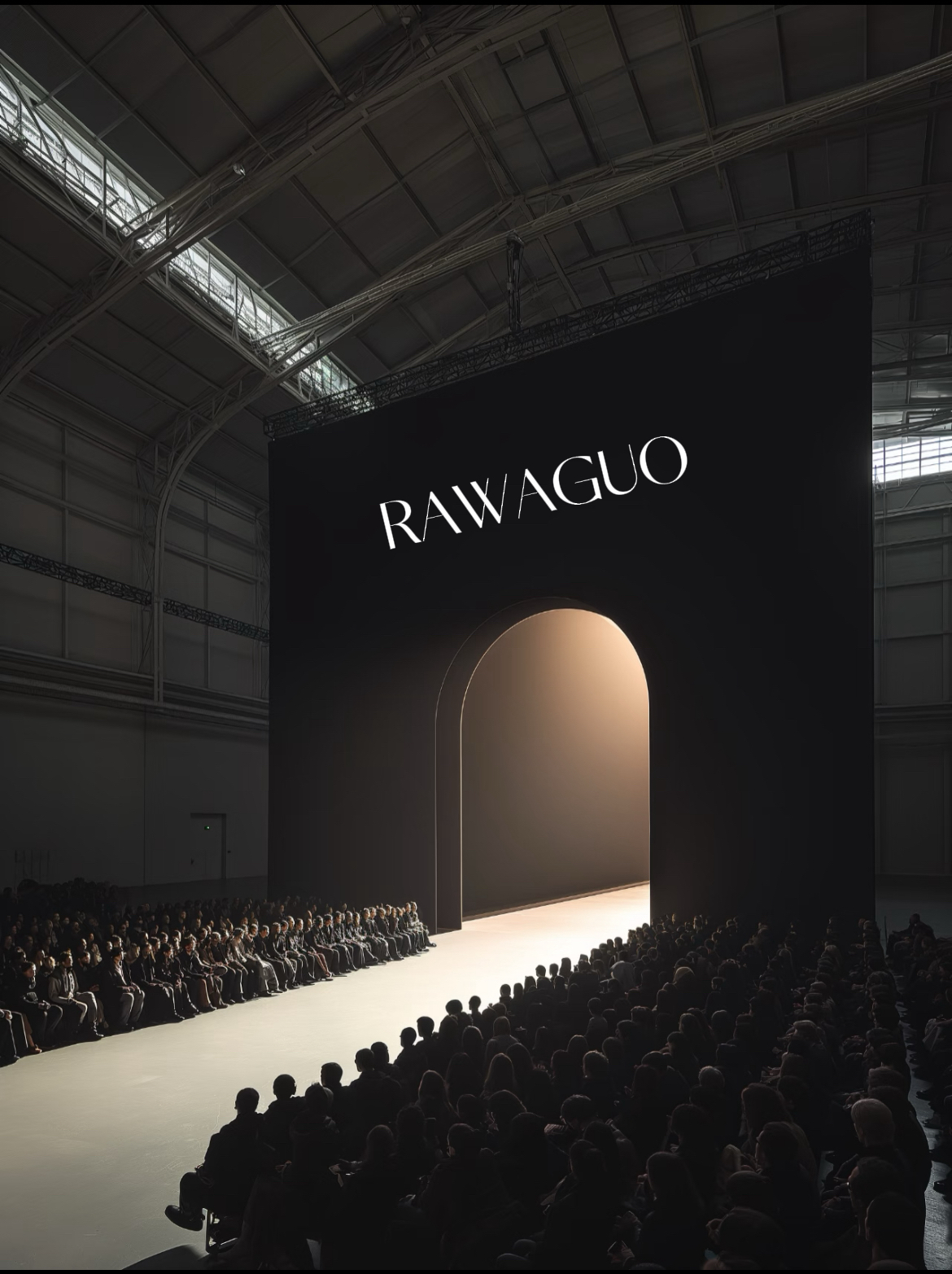 【RAWAGUO】 韩版休闲百搭时尚宽松圆领长袖T恤 W2163