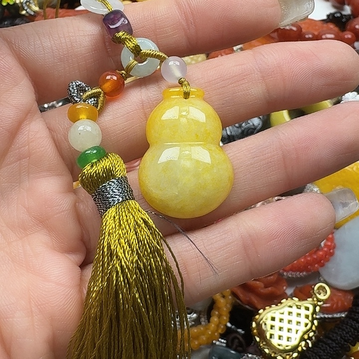 翡翠未镶嵌项链翡翠