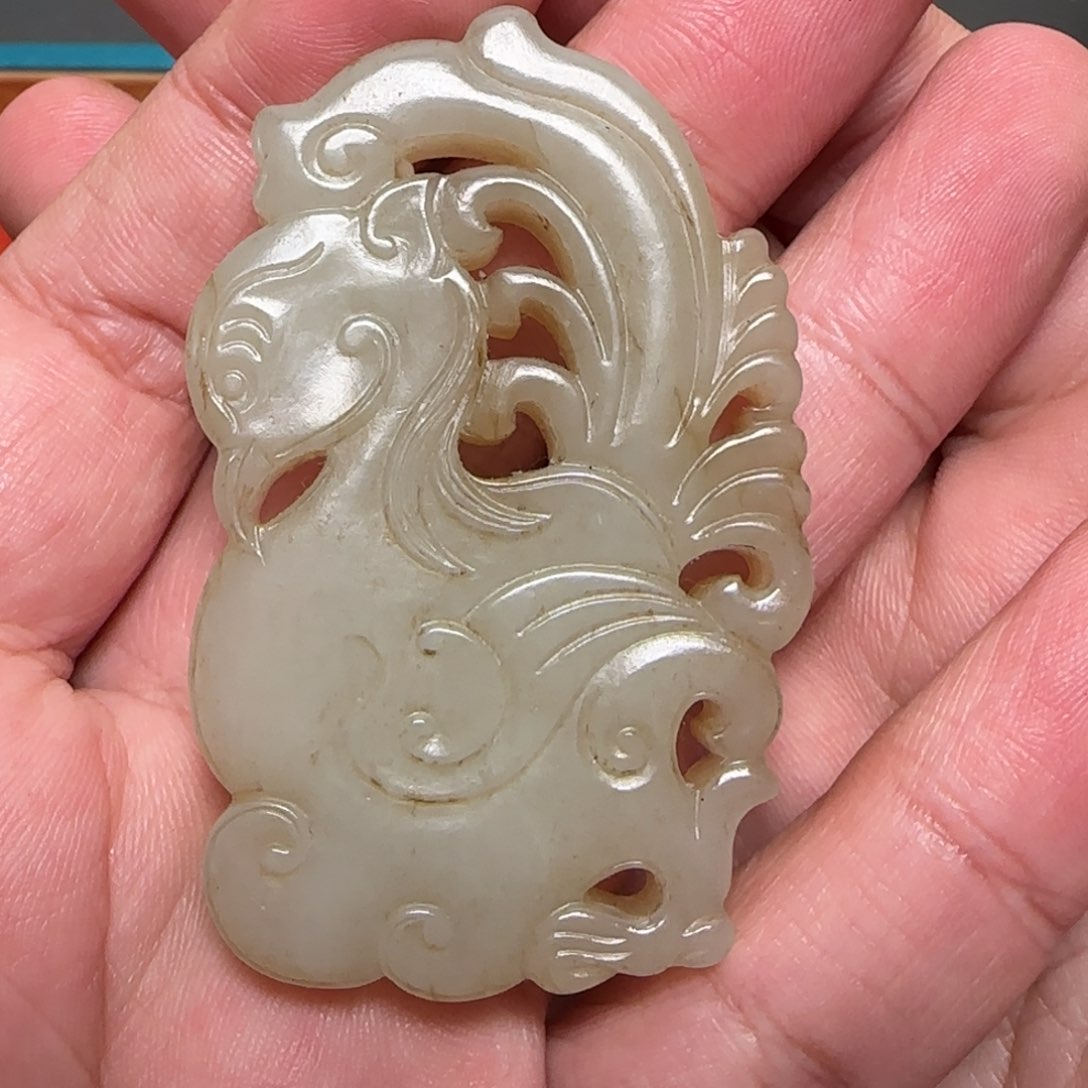 和田玉把件未镶嵌一***情