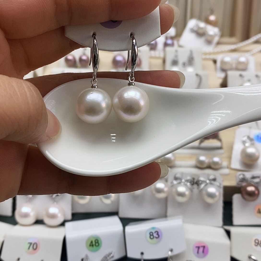 南***邓银S925镶嵌颈饰淡水珍珠