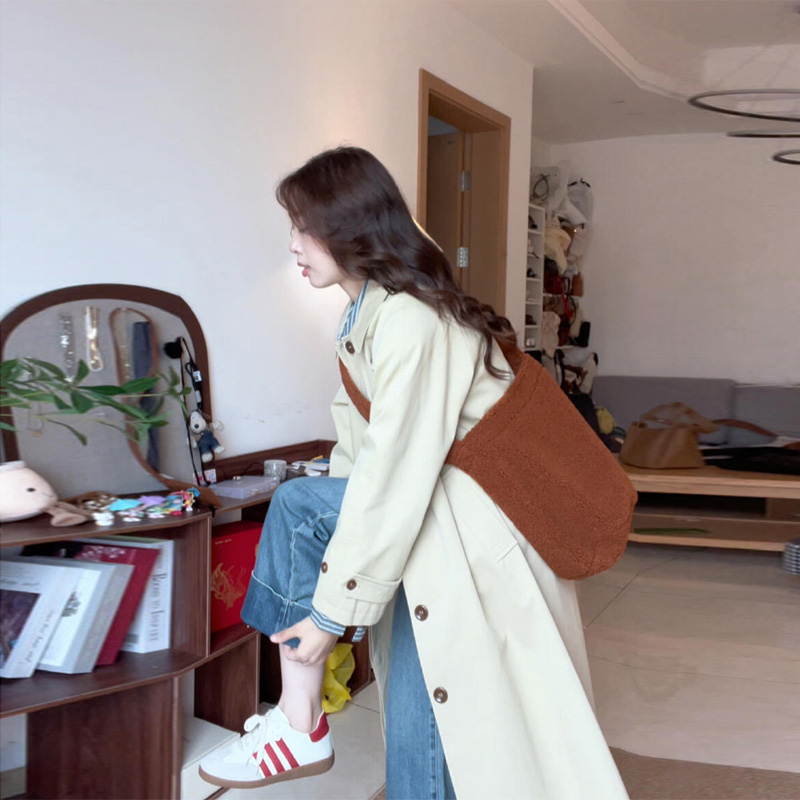 风衣外套女小个子2025年秋季爆款洋气英伦风中长款超好看休闲大衣