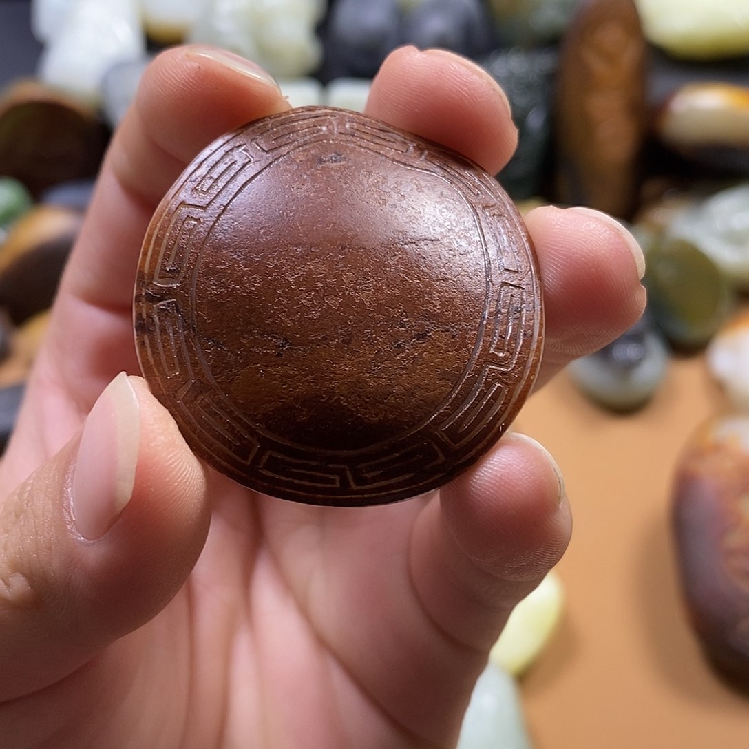 和田玉（糖玉）挂件未镶嵌