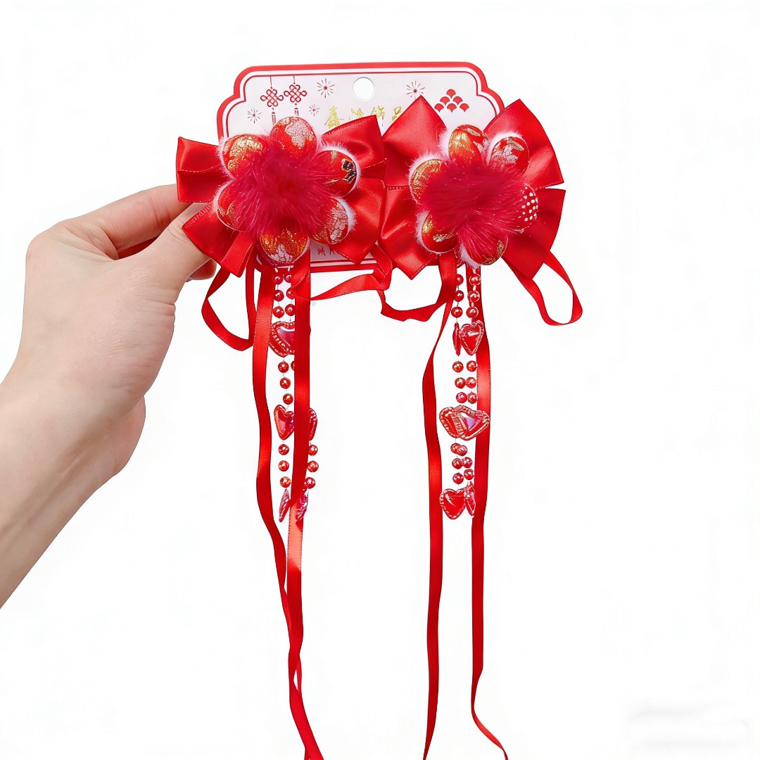 汉服头饰发卡中国风古装超仙发夹小女孩古代流苏古装古风发饰5450