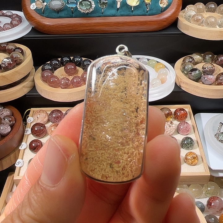 水晶珠宝半成品银S925镶嵌