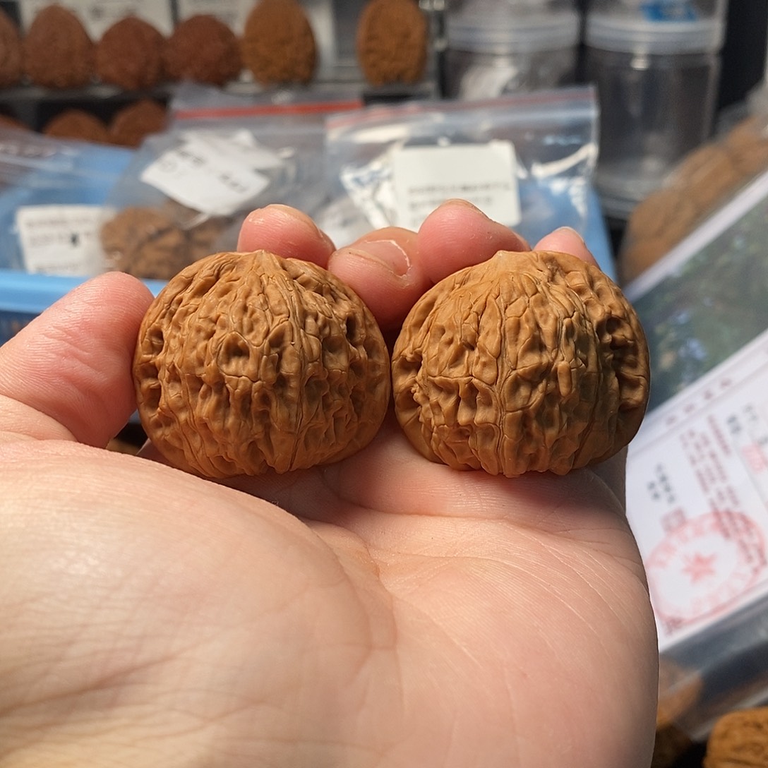 心***态1文玩核桃兴隆磨盘40-521