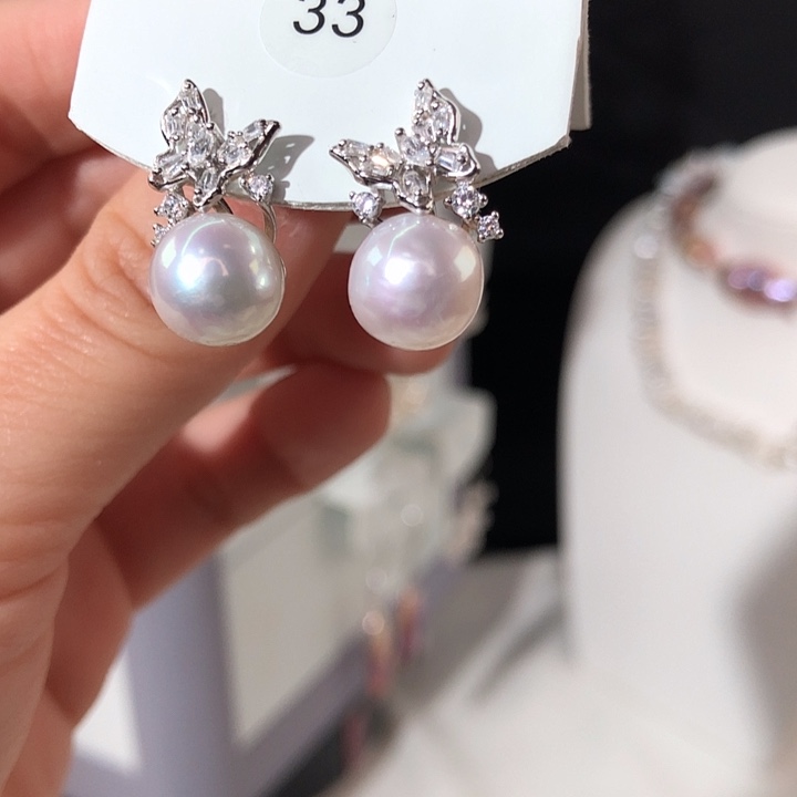 淡水珍珠项链银S925镶嵌小**?