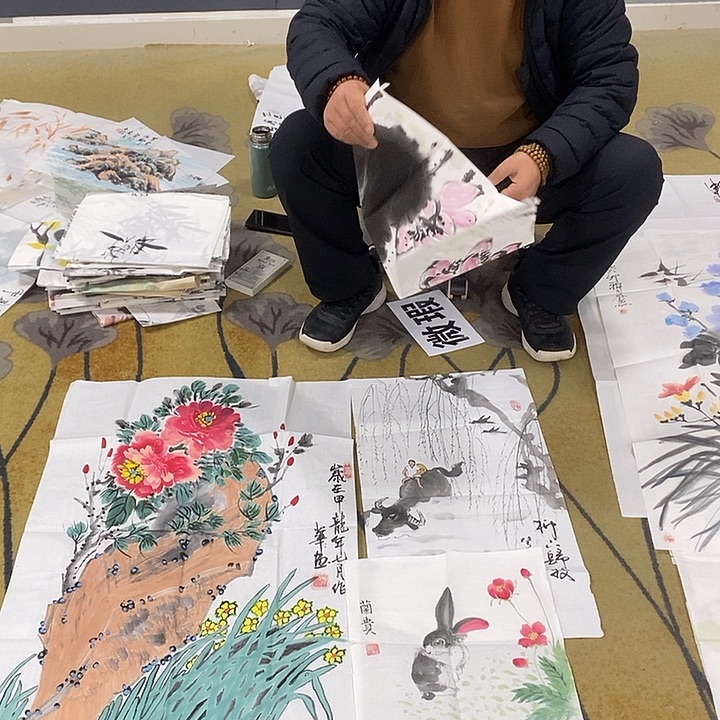 无***为国画放漏作品寝室哈芯