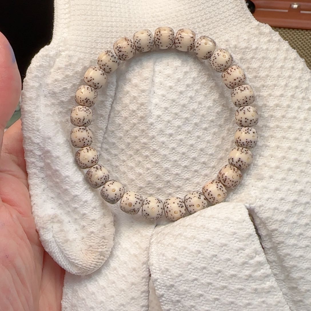 星月菩提手串一线留白9*8