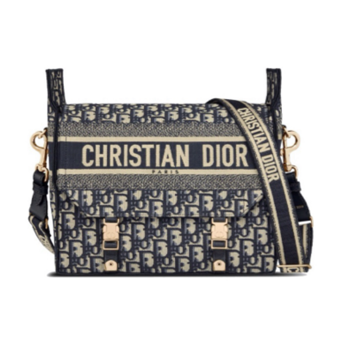 95新 DIOR/迪奥 邮差包 小号23cm 老花 22年/JW3002